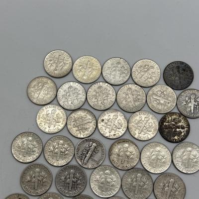 LOT 88: 90% Silver Roosevelt Dimes (50)