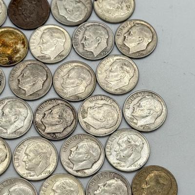LOT 93: 90% Silver Roosevelt Dimes (50)