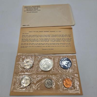 LOT 124: U.S. Mint Uncirculated Coin Sets from 1969, 1971, 1973, 1975, and Special Mint Set from 1965