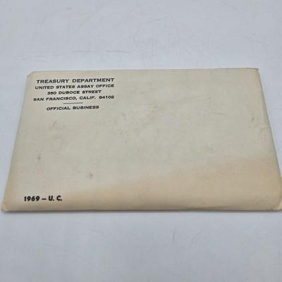 LOT 125: U.S. Mint Uncirculated Coin Sets from 1968, 1969, & 1972 and Special Mint Set from 1965