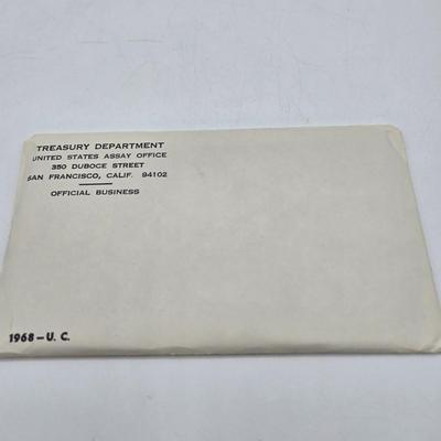 LOT 125: U.S. Mint Uncirculated Coin Sets from 1968, 1969, & 1972 and Special Mint Set from 1965