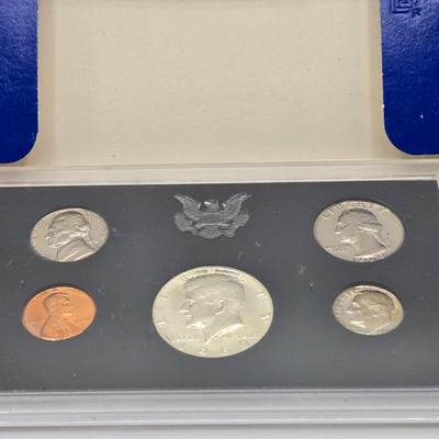 LOT 131: 1971 Eisenhower Proof Dollar, 1968, 1969, 1971, 1972, 1973, & 1974 Proof Set, and 1971 Uncirculated 40% Silver Eisenhower...