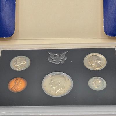 LOT 131: 1971 Eisenhower Proof Dollar, 1968, 1969, 1971, 1972, 1973, & 1974 Proof Set, and 1971 Uncirculated 40% Silver Eisenhower...