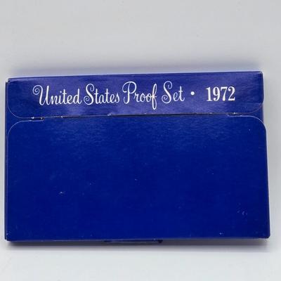 LOT 131: 1971 Eisenhower Proof Dollar, 1968, 1969, 1971, 1972, 1973, & 1974 Proof Set, and 1971 Uncirculated 40% Silver Eisenhower...