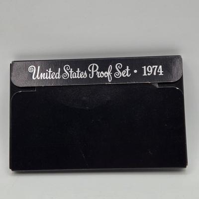 LOT 131: 1971 Eisenhower Proof Dollar, 1968, 1969, 1971, 1972, 1973, & 1974 Proof Set, and 1971 Uncirculated 40% Silver Eisenhower...