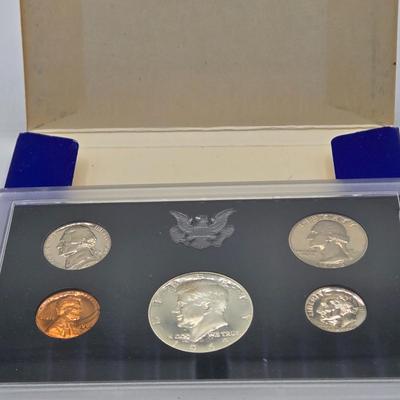 LOT 131: 1971 Eisenhower Proof Dollar, 1968, 1969, 1971, 1972, 1973, & 1974 Proof Set, and 1971 Uncirculated 40% Silver Eisenhower...