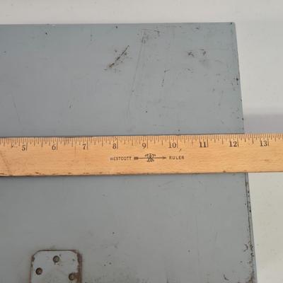 LOT Vintage Metal Box, U.S. Military Ammunition Box, and U.S. Army M1 .30 Caliber Ammunition Box