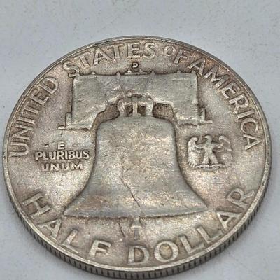 LOT 136: Thirteen Ben Franklin Silver Half Dollars