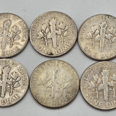 LOT 138: Sixty-Six 90% Silver Roosevelt Dimes