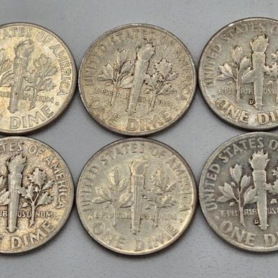 LOT 138: Sixty-Six 90% Silver Roosevelt Dimes