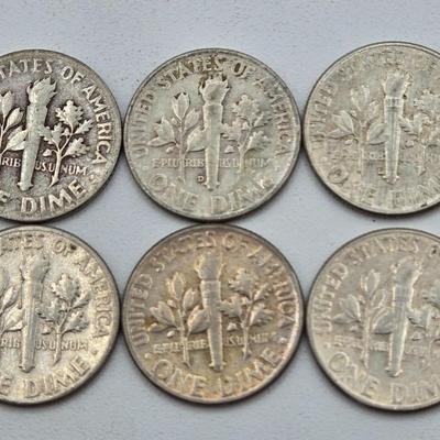 LOT 138: Sixty-Six 90% Silver Roosevelt Dimes