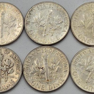 LOT 138: Sixty-Six 90% Silver Roosevelt Dimes