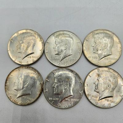 LOT 140: Forty-Eight 40% Silver Kennedy Half Dollars