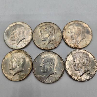 LOT 140: Forty-Eight 40% Silver Kennedy Half Dollars
