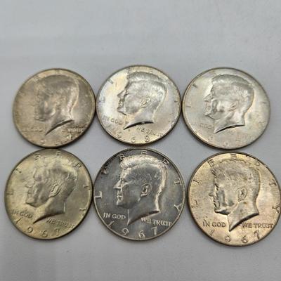 LOT 140: Forty-Eight 40% Silver Kennedy Half Dollars