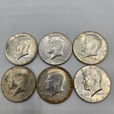 LOT 140: Forty-Eight 40% Silver Kennedy Half Dollars