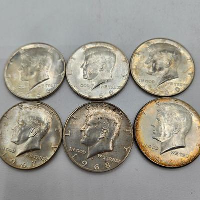 LOT 140: Forty-Eight 40% Silver Kennedy Half Dollars