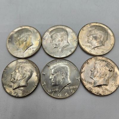 LOT 140: Forty-Eight 40% Silver Kennedy Half Dollars