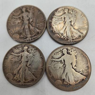 LOT 144: Twenty Silver Walking Liberty Half Dollars