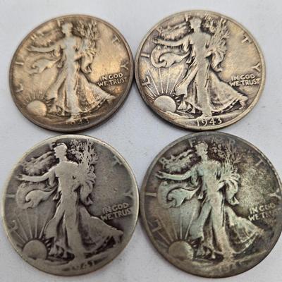 LOT 145: Twenty Silver Walking Liberty Half Dollars