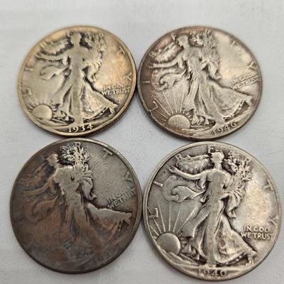 LOT 145: Twenty Silver Walking Liberty Half Dollars
