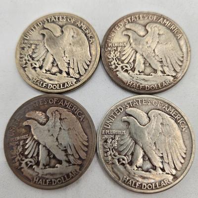 LOT 145: Twenty Silver Walking Liberty Half Dollars