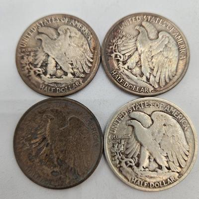 LOT 145: Twenty Silver Walking Liberty Half Dollars