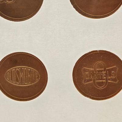 LOT 146: The Franklin Mint Collection of Antique Car Coins, Vintage Bronze Coin Commemorating Inauguration of Dwight D. Eisenhower and More