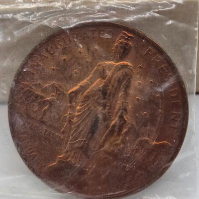 LOT 146: The Franklin Mint Collection of Antique Car Coins, Vintage Bronze Coin Commemorating Inauguration of Dwight D. Eisenhower and More