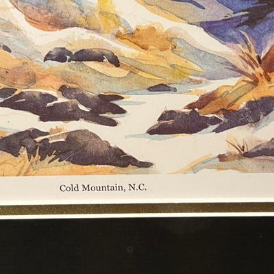 Ann Vasilik Signed/Numbered Framed Prints - West Asheville & Cold Mountain (lR-RG)