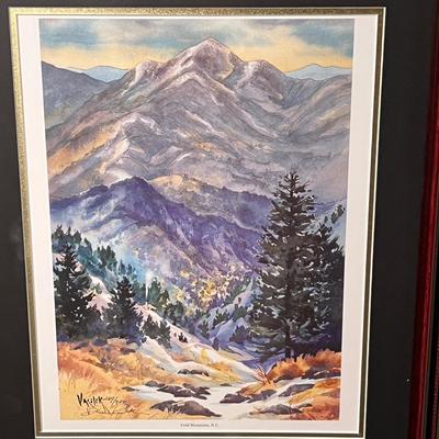 Ann Vasilik Signed/Numbered Framed Prints - West Asheville & Cold Mountain (lR-RG)