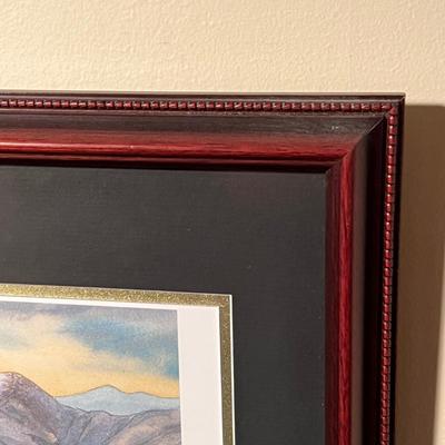 Ann Vasilik Signed/Numbered Framed Prints - West Asheville & Cold Mountain (lR-RG)