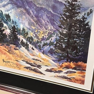 Ann Vasilik Signed/Numbered Framed Prints - West Asheville & Cold Mountain (lR-RG)