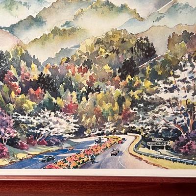 Ann Vasilik Signed/Numbered Framed Prints - West Asheville & Cold Mountain (lR-RG)