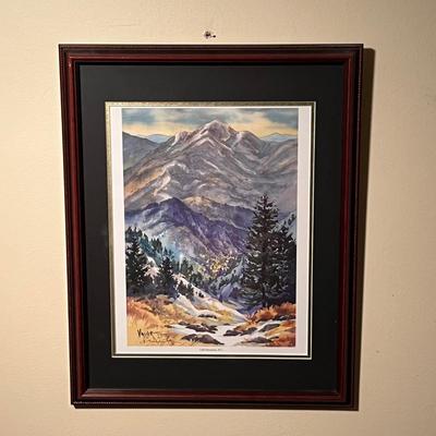 Ann Vasilik Signed/Numbered Framed Prints - West Asheville & Cold Mountain (lR-RG)