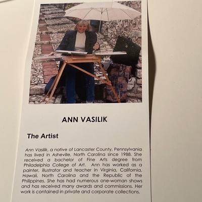 Ann Vasilik Signed/Numbered Framed Prints - West Asheville & Cold Mountain (lR-RG)