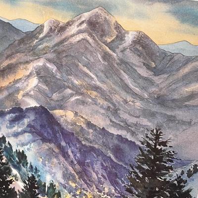 Ann Vasilik Signed/Numbered Framed Prints - West Asheville & Cold Mountain (lR-RG)