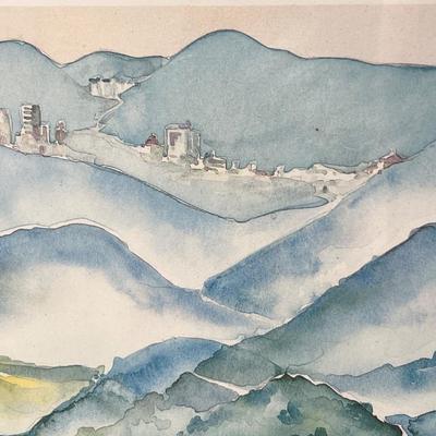 Ann Vasilik Signed/Numbered Framed Prints - West Asheville & Cold Mountain (lR-RG)