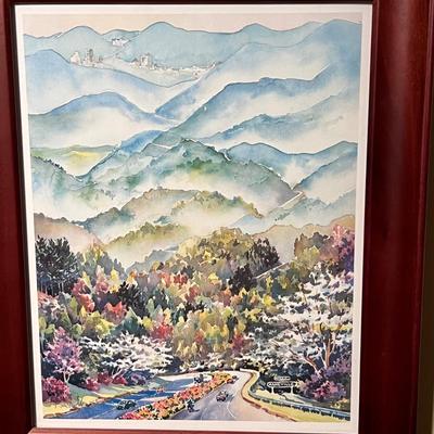 Ann Vasilik Signed/Numbered Framed Prints - West Asheville & Cold Mountain (lR-RG)