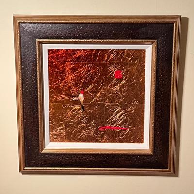 “Peanut W/Red Chop” By Peter Guyton W/ COA & Signed (LR-RG)