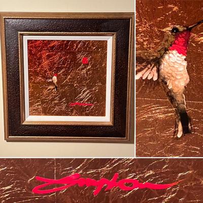 “Peanut W/Red Chop” By Peter Guyton W/ COA & Signed (LR-RG)