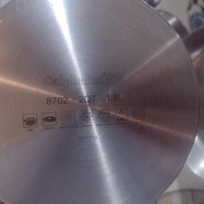 Collection of Revere Ware and Other Brands Pots and Pans (Pot Rack Not Included)
