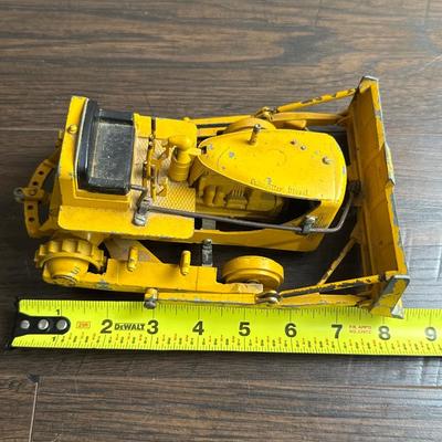D7 CATERPILLAR DIESEL TRACTOR DOZER BLADE 1950'S VINTAGE TOY