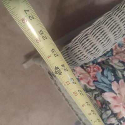 Vintage Wicker Weave Rocking Chair