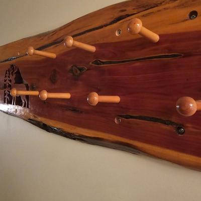 Northwest Theme Wooden Hat/Coat Rack (FE-JS.)
