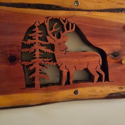 Northwest Theme Wooden Hat/Coat Rack (FE-JS.)