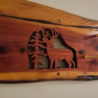 Northwest Theme Wooden Hat/Coat Rack (FE-JS.)