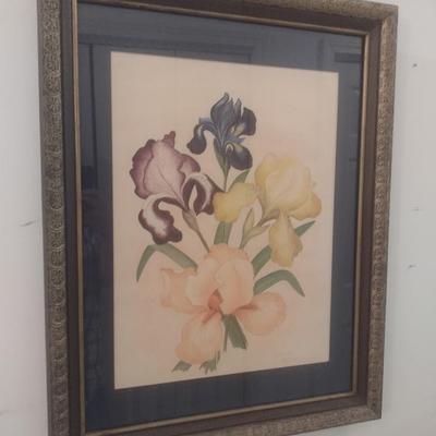 Framed Watercolor Art by Katherine Maxfield