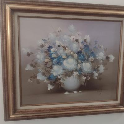 Framed Original Art Still Life Signed by Artist