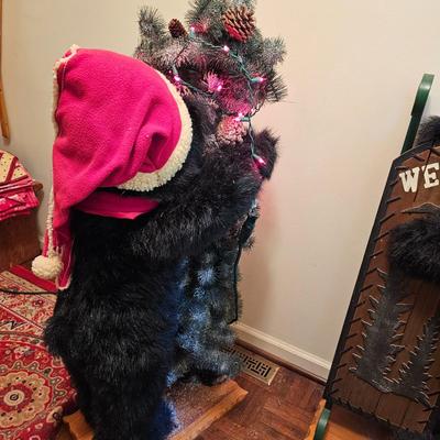 Two Welcoming Bear Plush for Decor (FE-JS)
